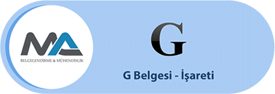 G Belgesi İşareti